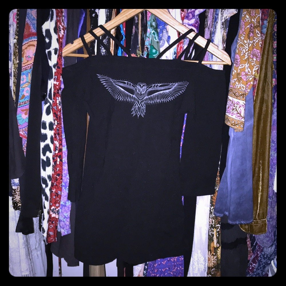 NEW Owl 🦉Totem Midi Organic Cotton Top Bali Spell